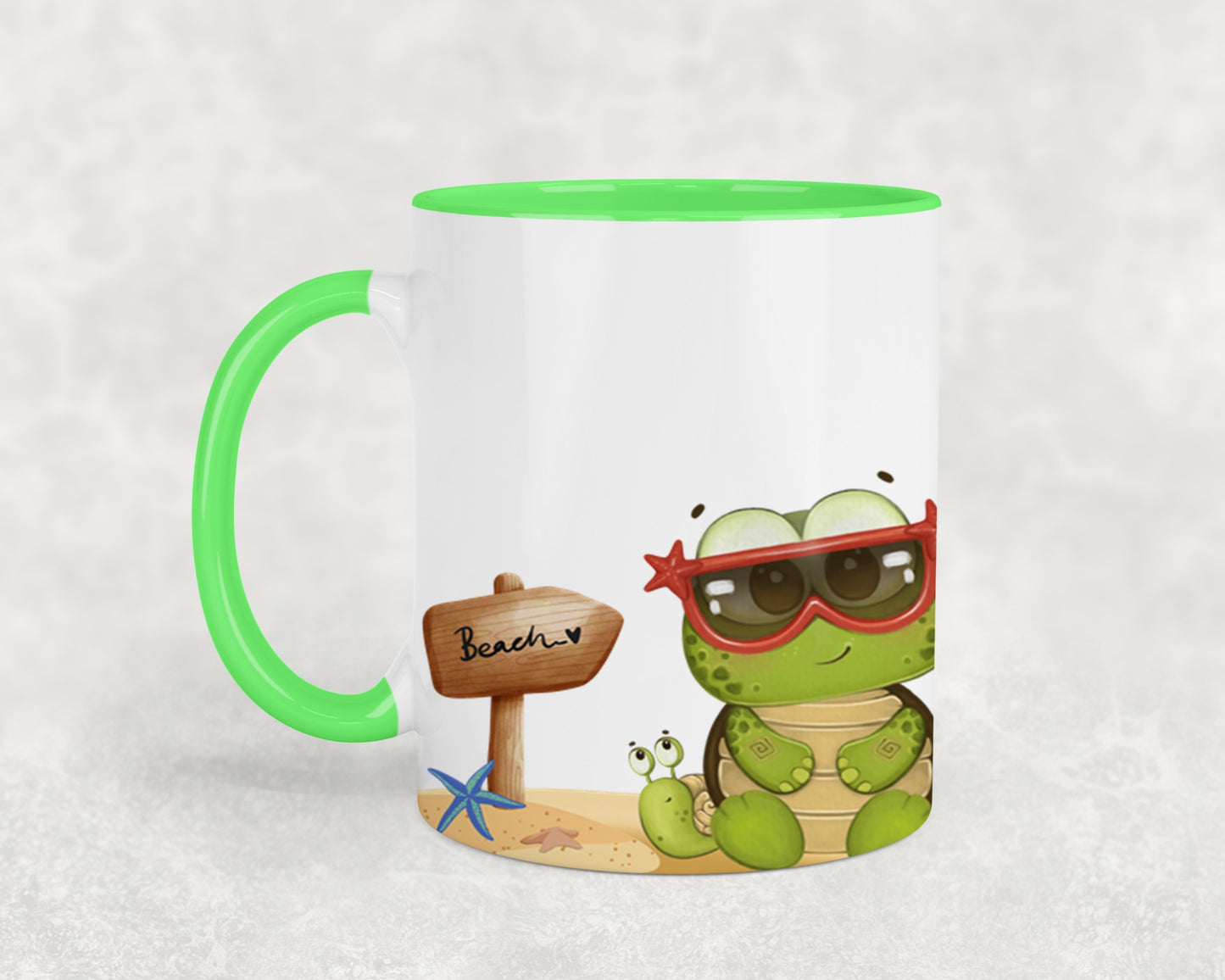 Frog on The Beach -10681 - mugs