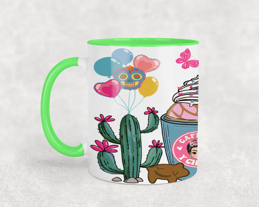 Cafecito y Chisme Mexican Girl-10057 - mugs
