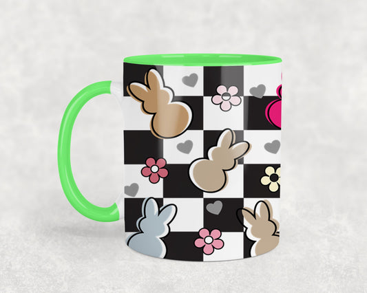 Easter Bunny Checkered-10457 - mugs