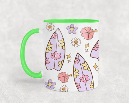 Hibiscos and Surfboard-10686 - mugs