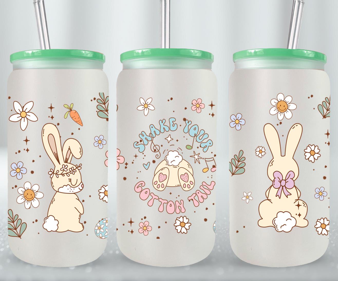 Shake Your Cotton Tail-10447 - glass can