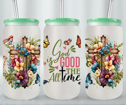 God is Good All the Time-10199 - glass can