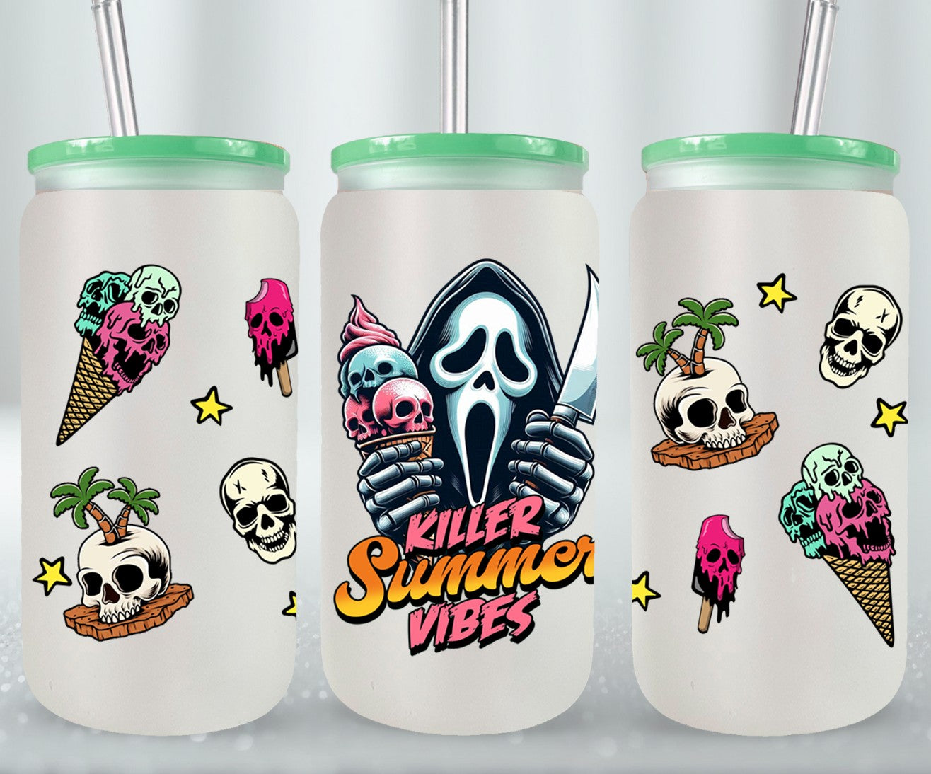 Killer Summer Vibes-10703 - glass can