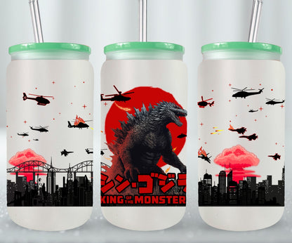 Godzilla - glass can
