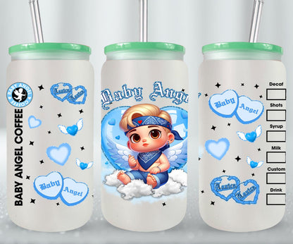 Angel Baby-10118 - glass can