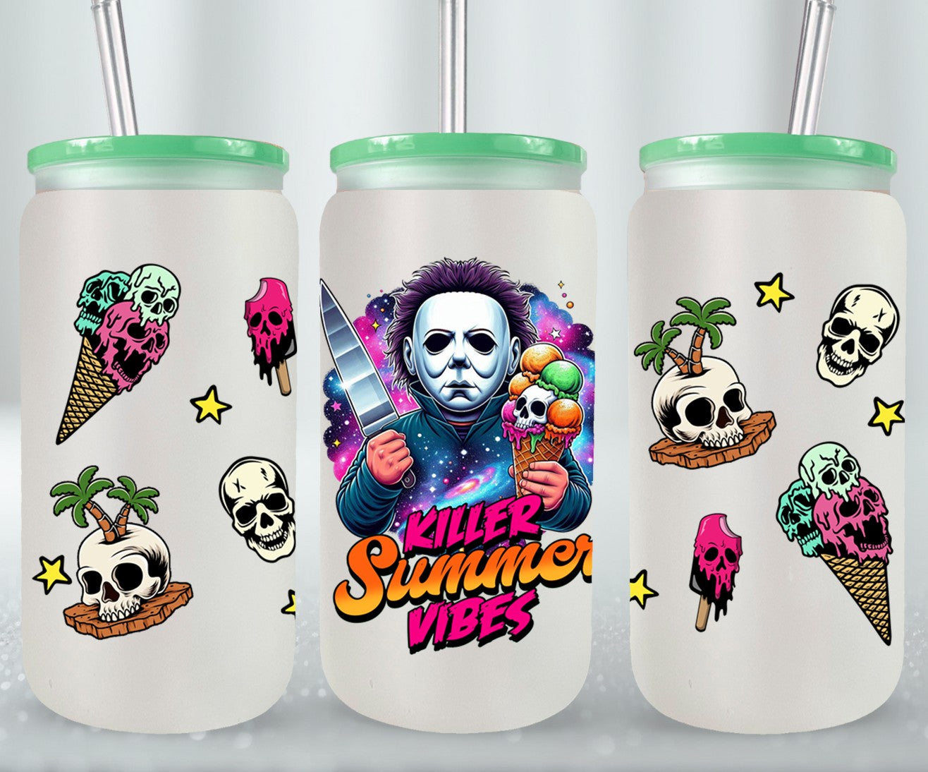 Summer Killer Vibes - glass can