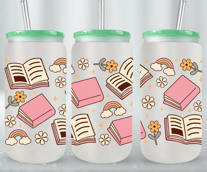 Book Floral-9968 - glass can