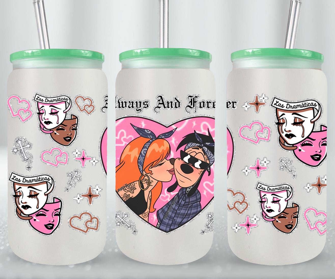 Always and Forever-10113 - glass can