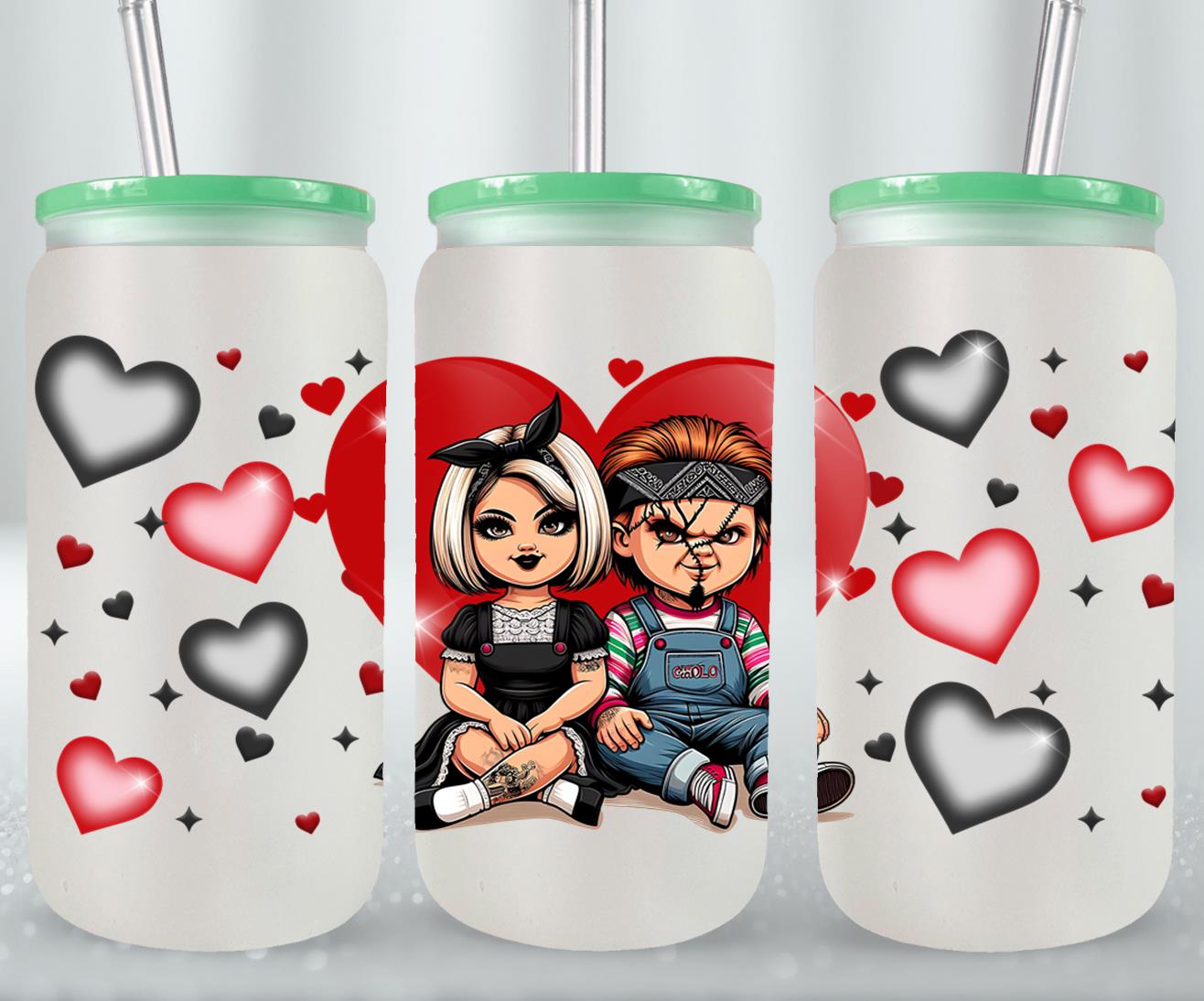 Horror Love-10138 - glass can