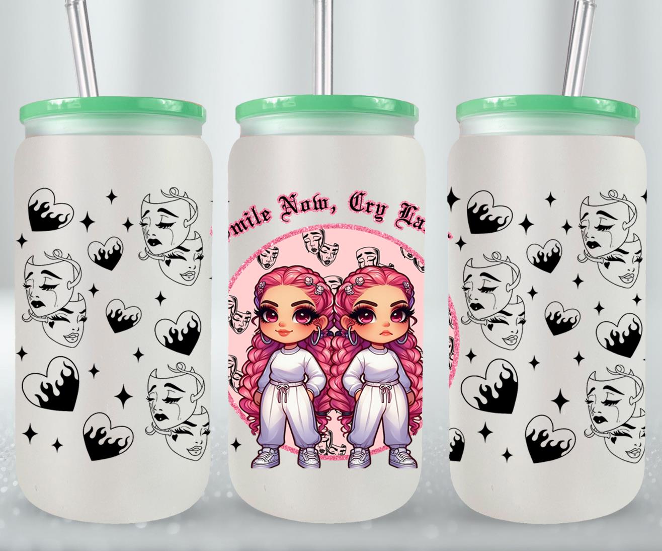 Smile Now Cry Later-10170 - glass can