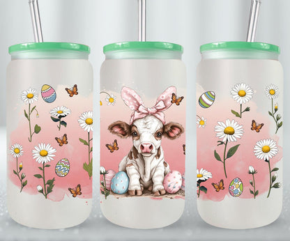 Cow Easter Day-10288 - glass can