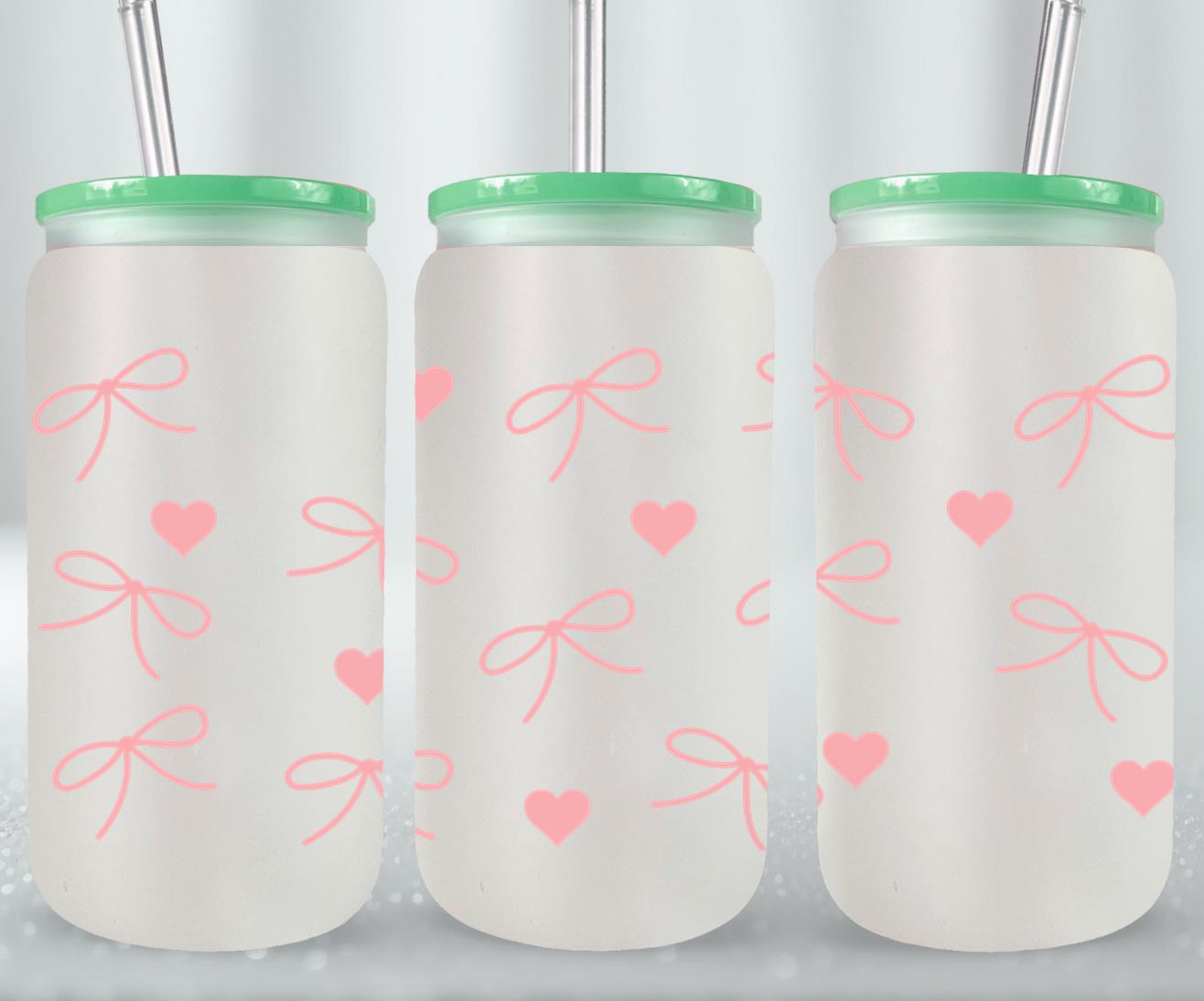Heart Coquette-10256 - glass can