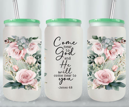 Come Near To God-10194 - glass can