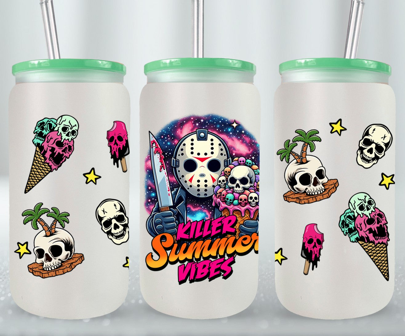 Summer Killer Vibes - glass can