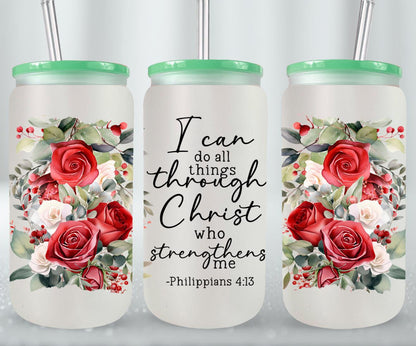 I Can Do All Things Through Christ-10207 - glass can