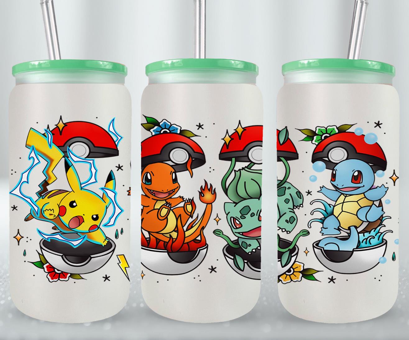 Pokemon - glass can