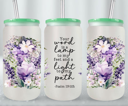 Your Word Is My Lamp-10234 - glass can