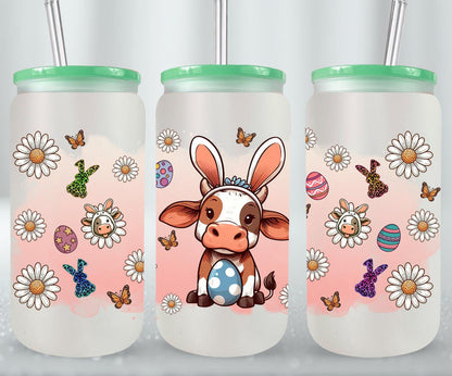 Cow Easter Day-10296 - glass can