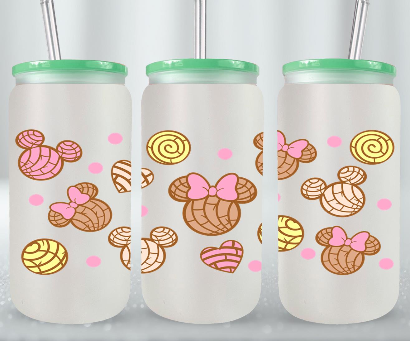Concha Mousy Girl-10099 - glass can