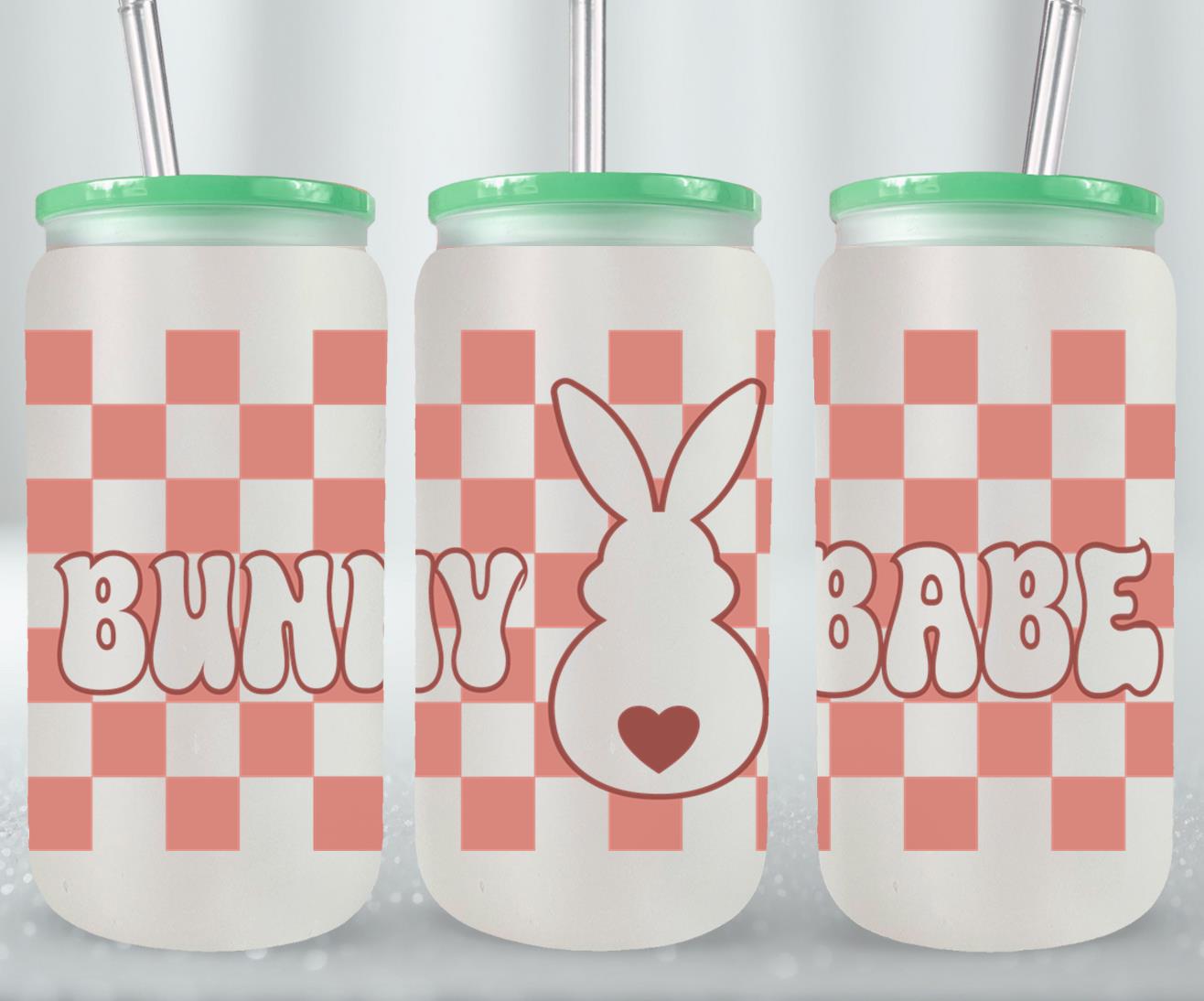 Bunny Babe-10453 - glass can