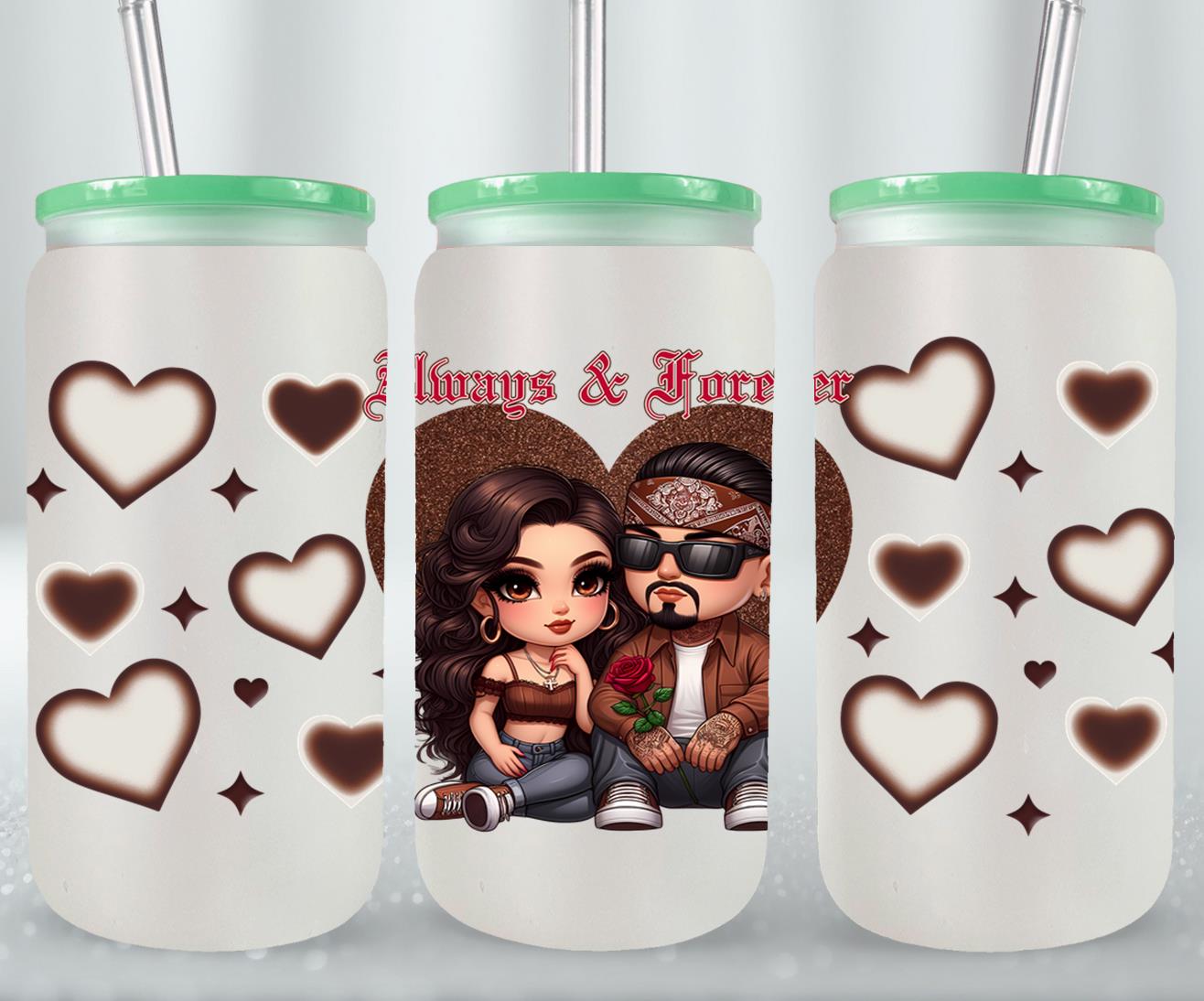 Always and Forever-10110 - glass can