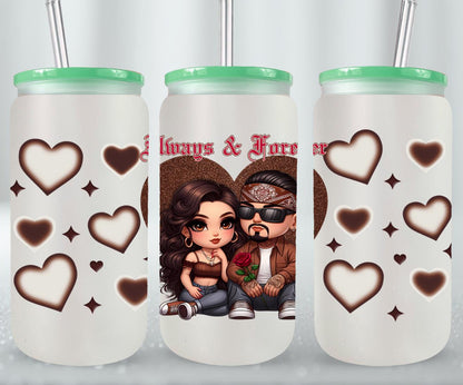 Always and Forever-10110 - glass can