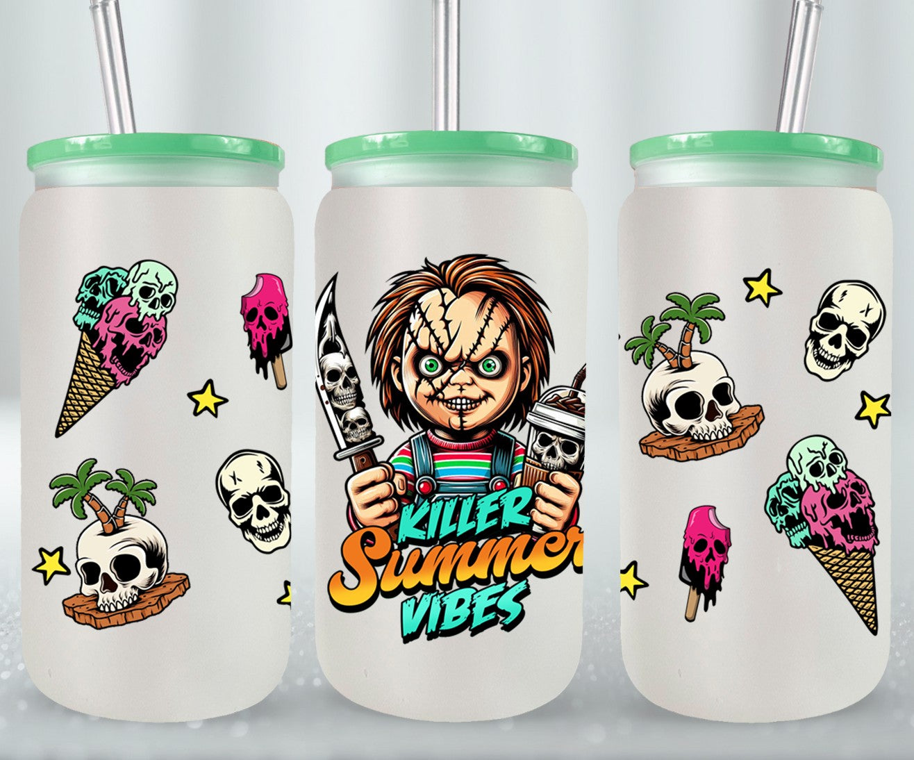 Killer Summer Vibes-10697 - glass can