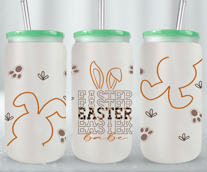 Easter Babe-10456 - glass can