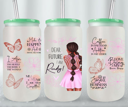 You Can Change The World - glass can