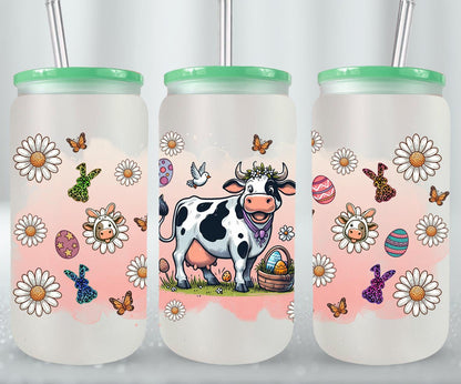 Cow Easter Day-10292 - glass can