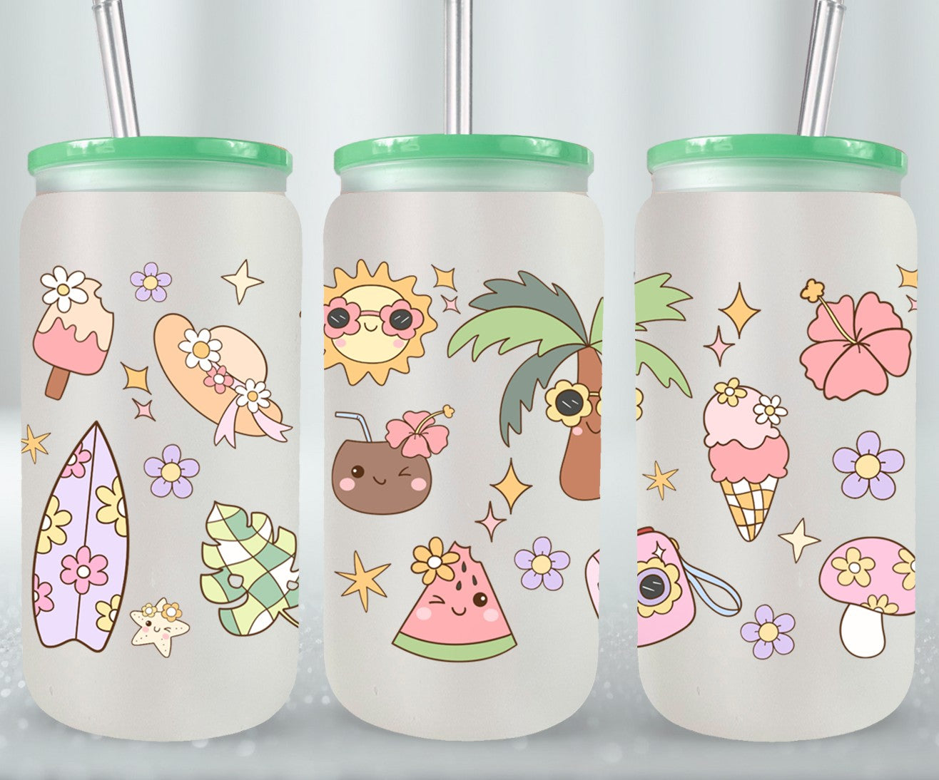 Tropical Summer-10692 - glass can