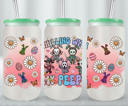 Easter Horror Killer-10329 - glass can