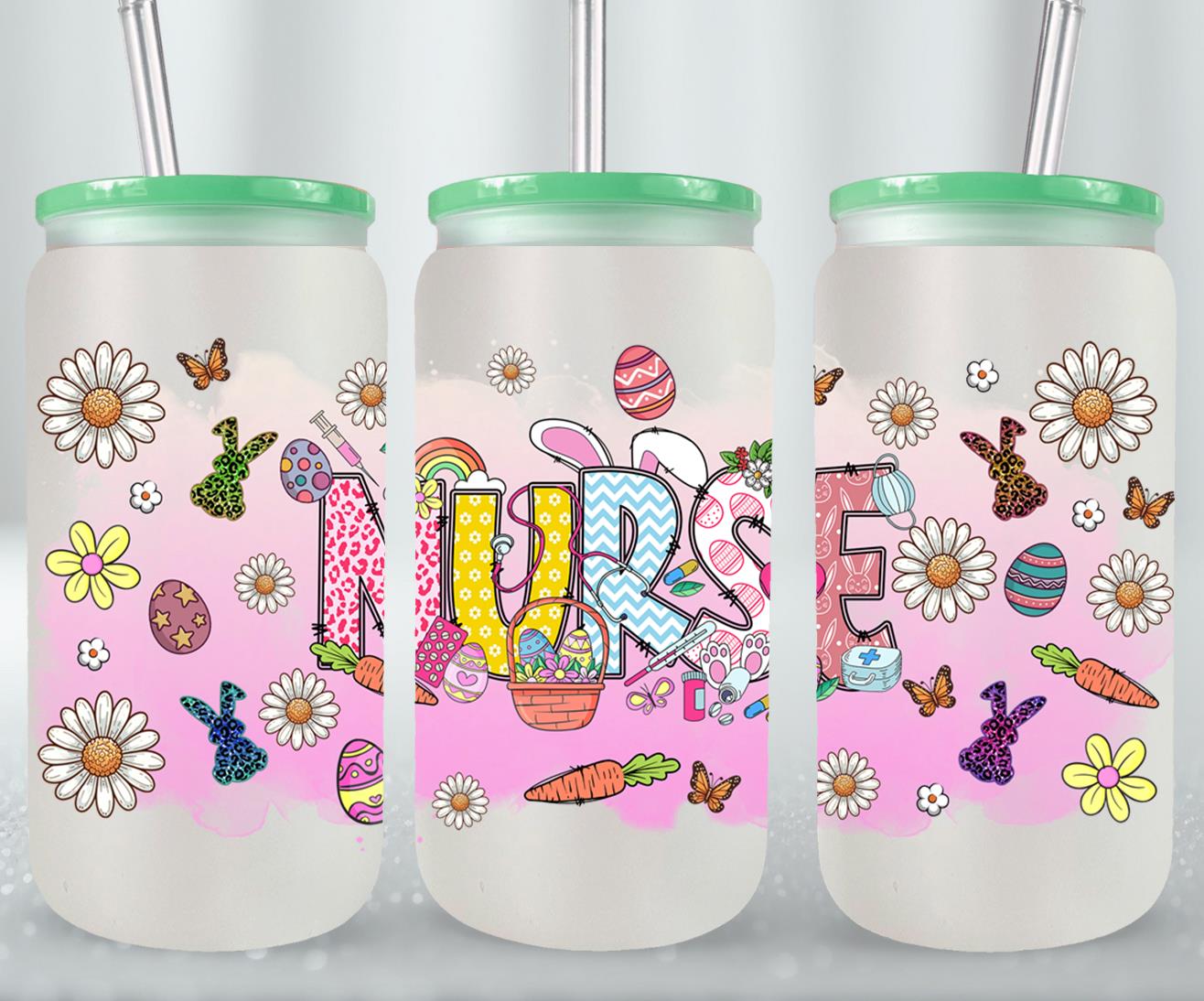 Nurse Easter Day-10442 - glass can