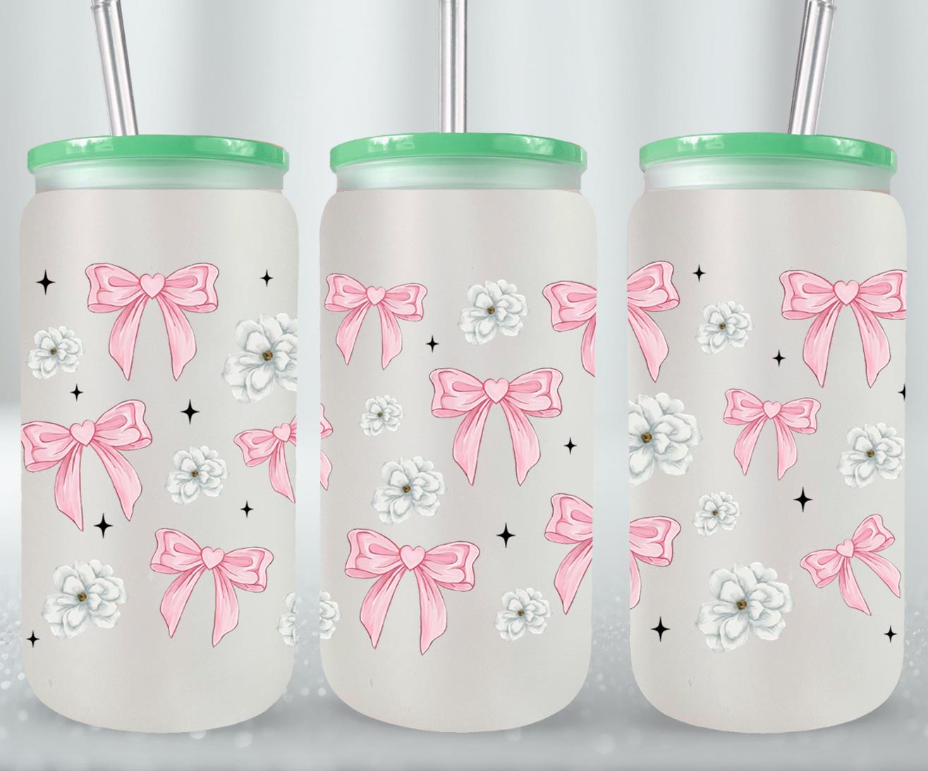 Flower Coquette-10252 - glass can