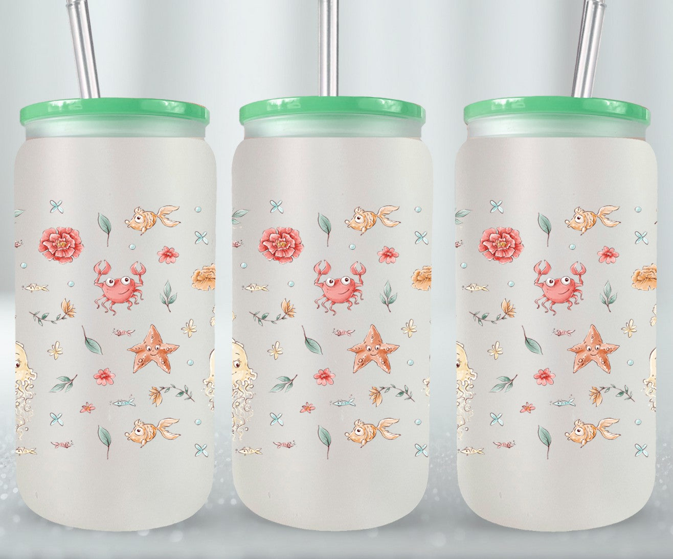 Under The Sea-10693 - glass can