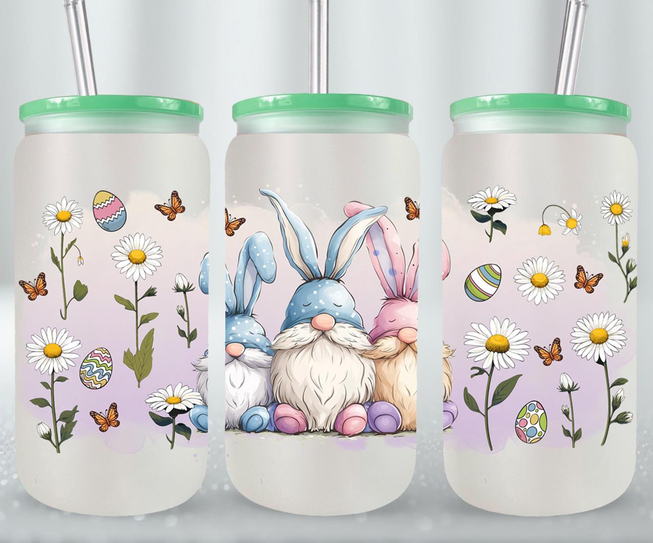 Gnomes Easter Day-10354 - glass can