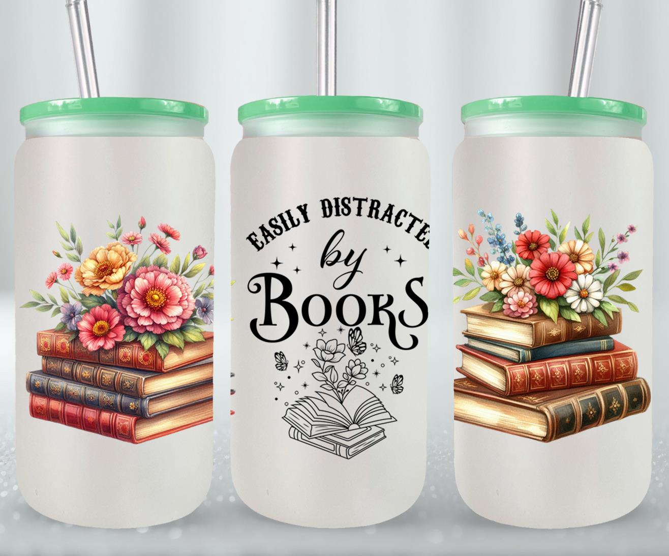 Easily Destracted by Books-9974 - glass can