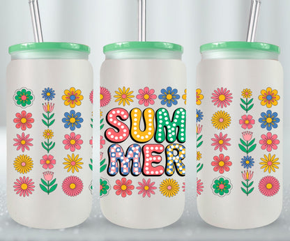 Summer Floral-10669 - glass can