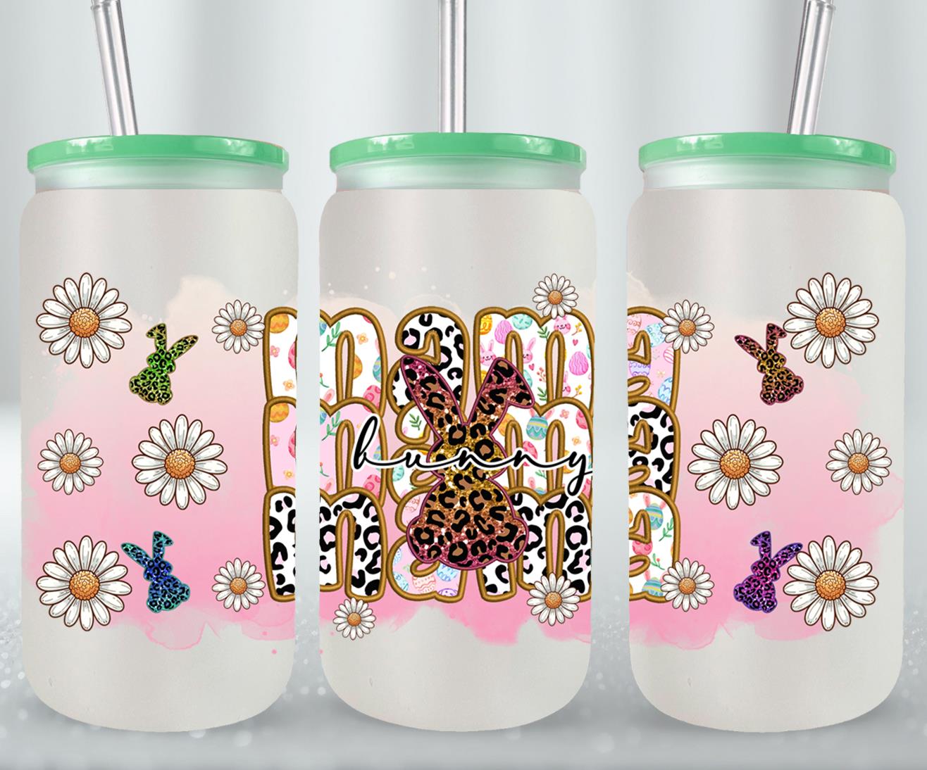 Mama Bunny-10431 - glass can