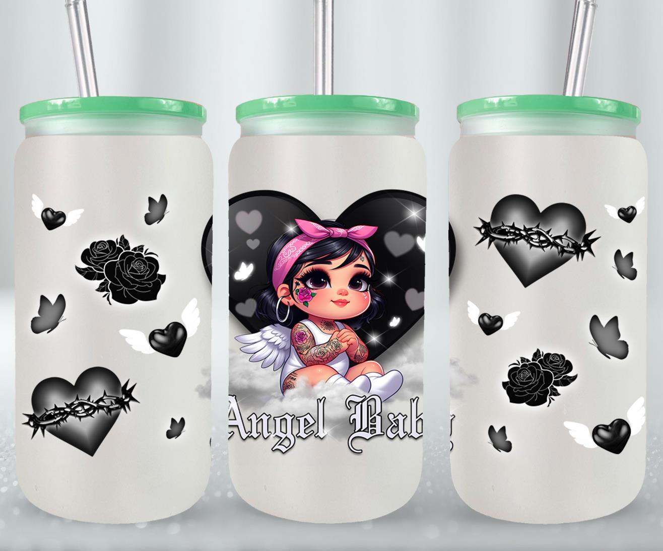 Angel Baby-10119 - glass can