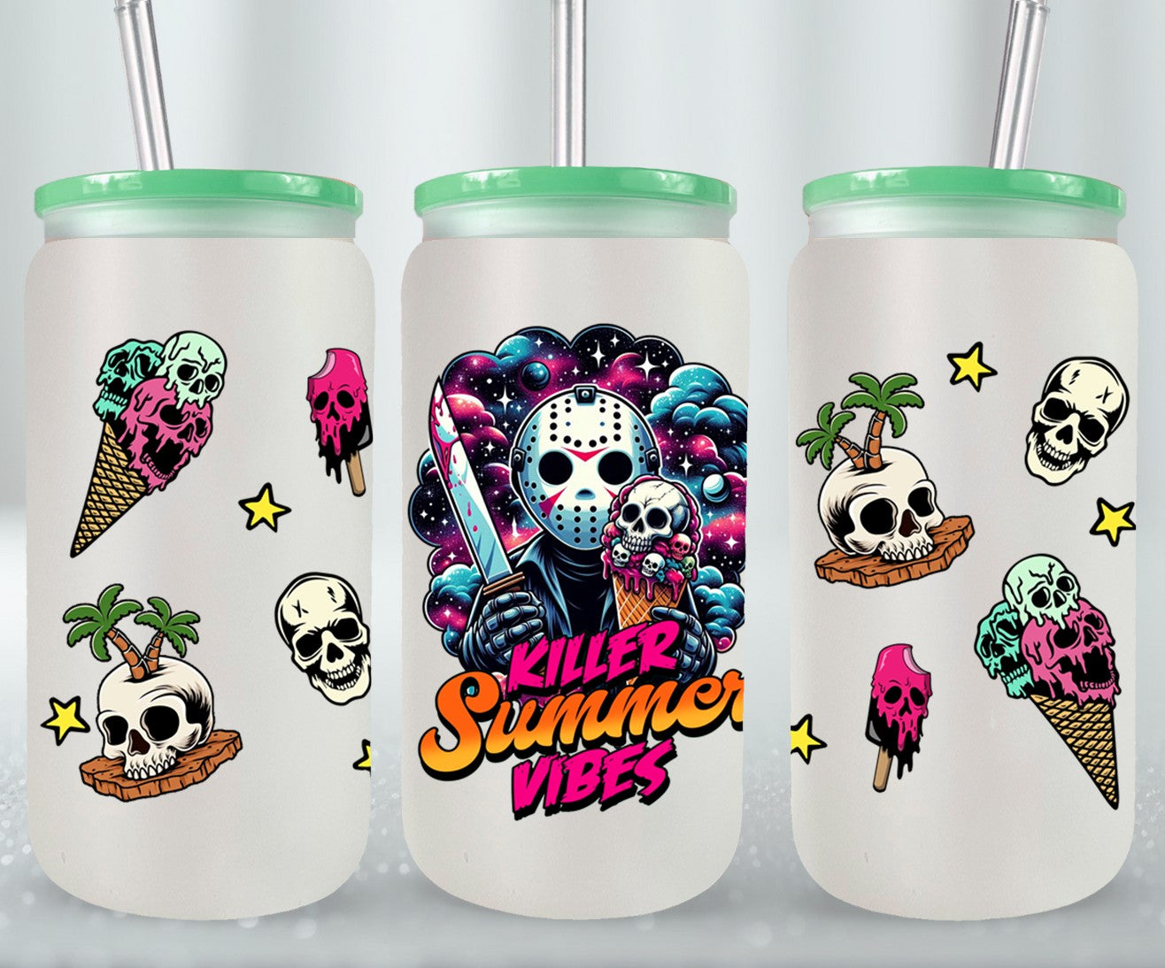 Summer Killer Vibes - glass can