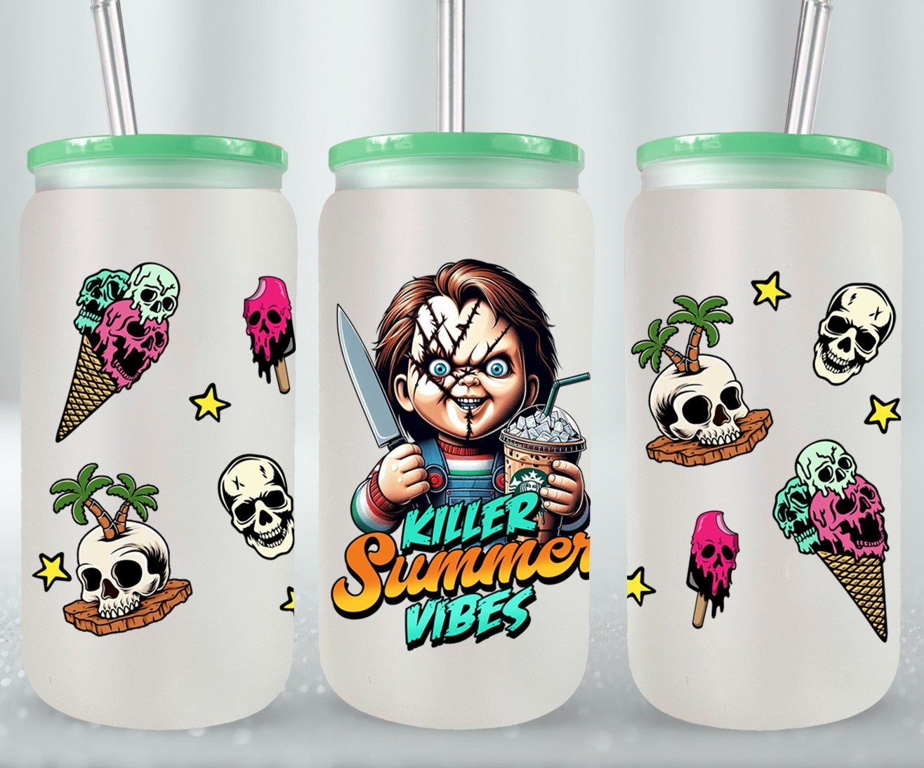 Killer Summer Vibes-10696 - glass can