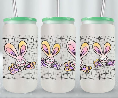Funny Bunnies-10350 - glass can