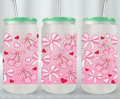Coquette Cherry Bow-10248 - glass can