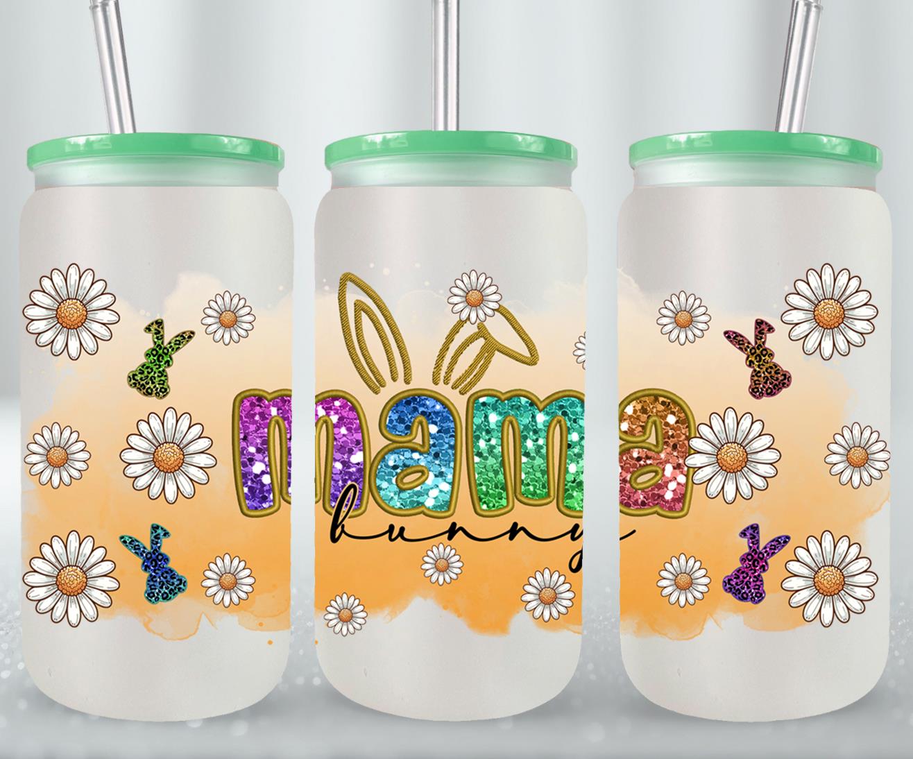 Mama Bunny-10432 - glass can
