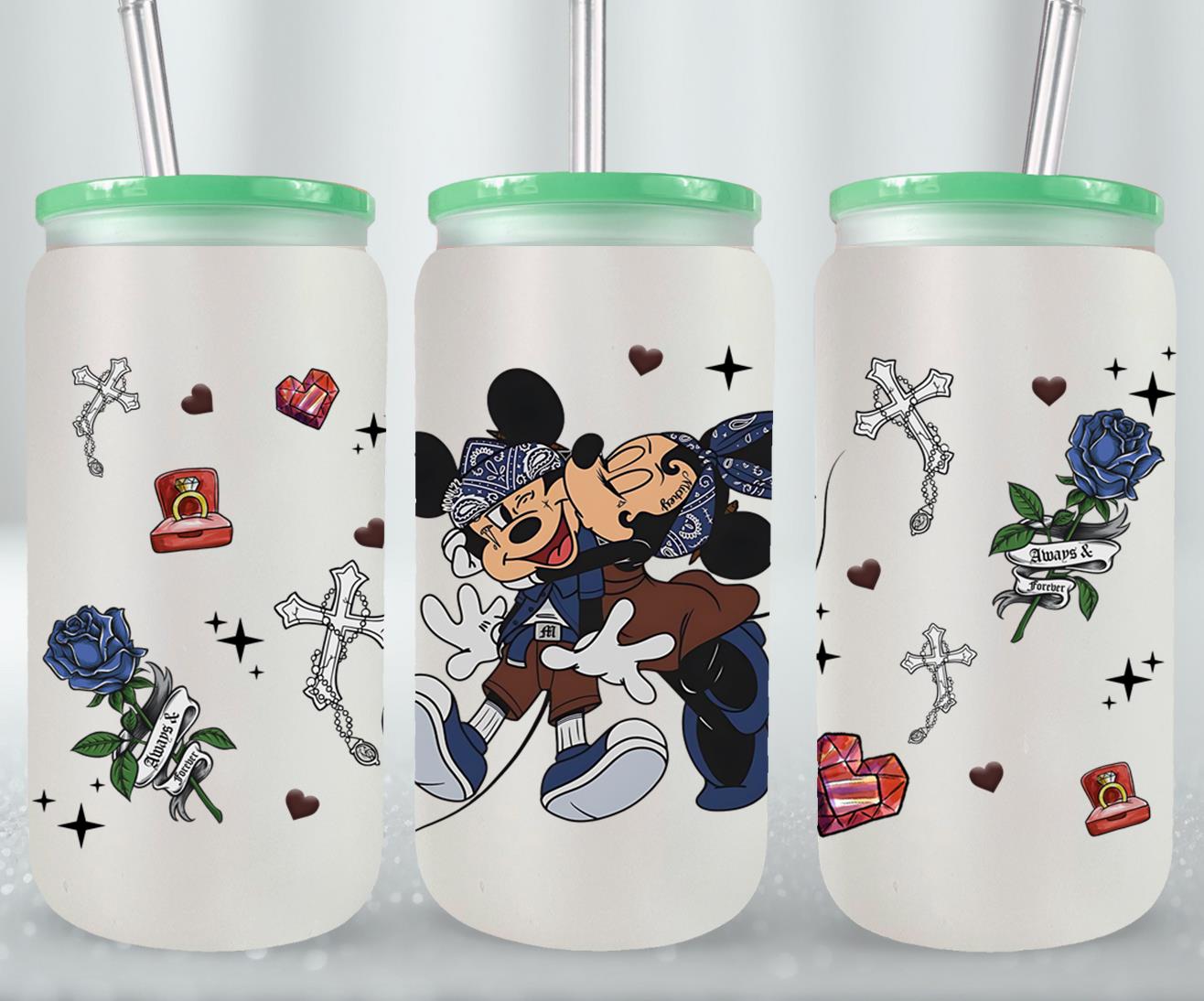 Cholos Cartoon-10149 - glass can