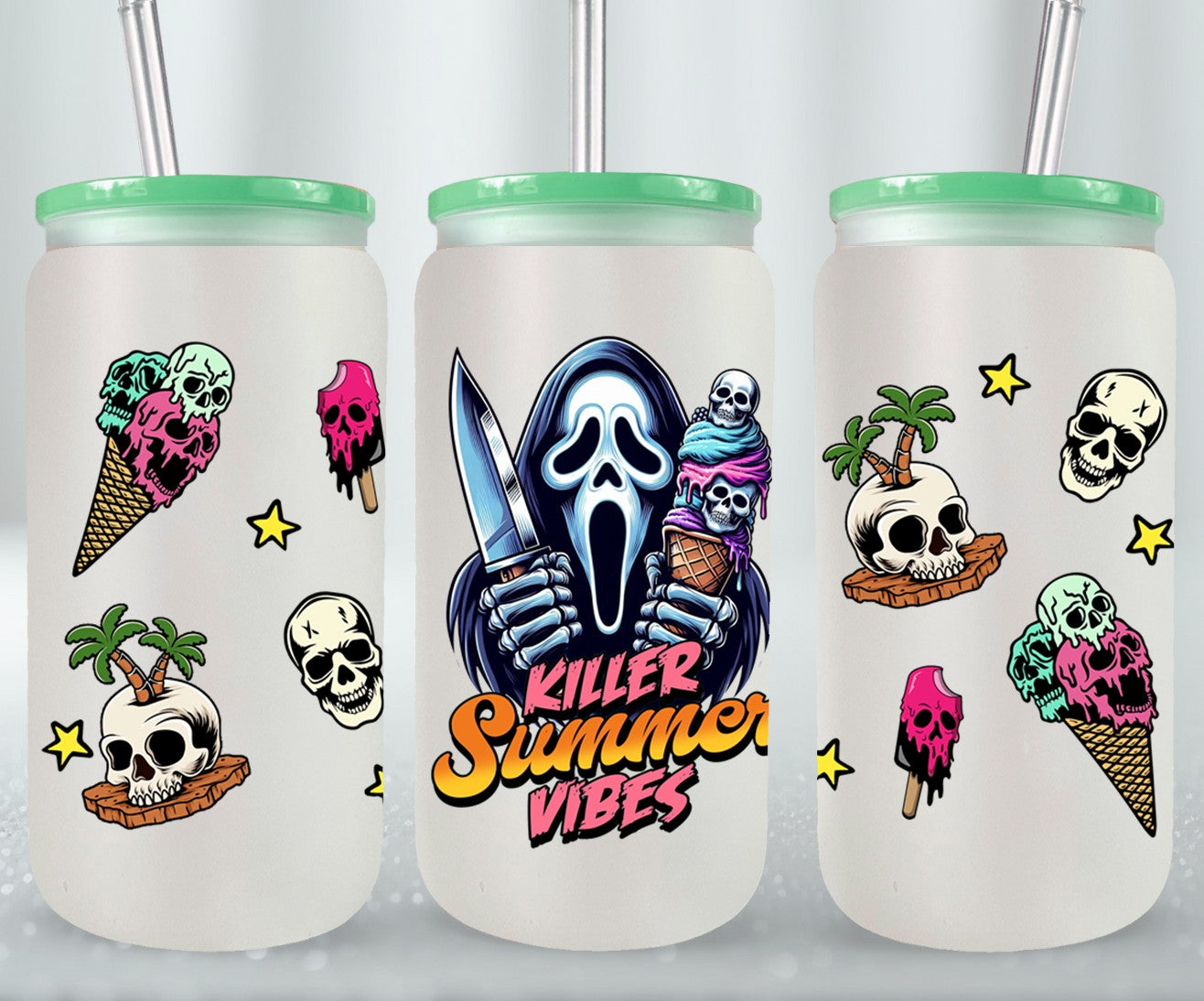 Killer Summer Vibes-10707 - glass can