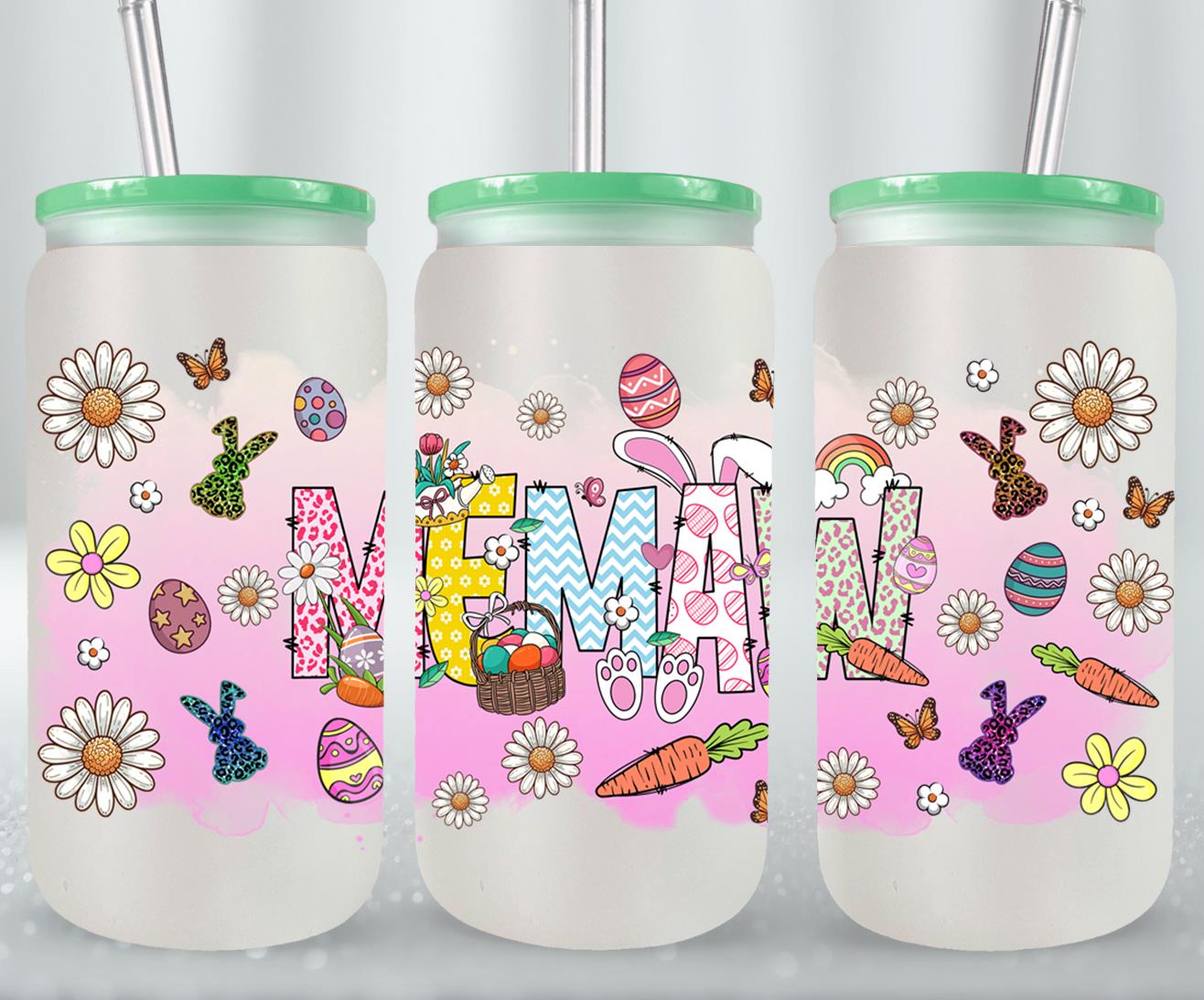 Memaw Easter Day-10436 - glass can