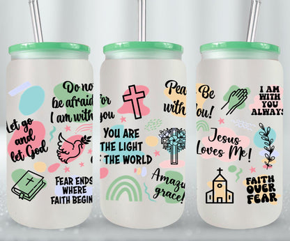 Christian Affirmations-10191 - glass can