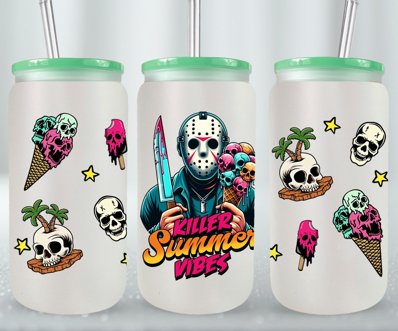 Killer Summer Vibes-10710 - glass can